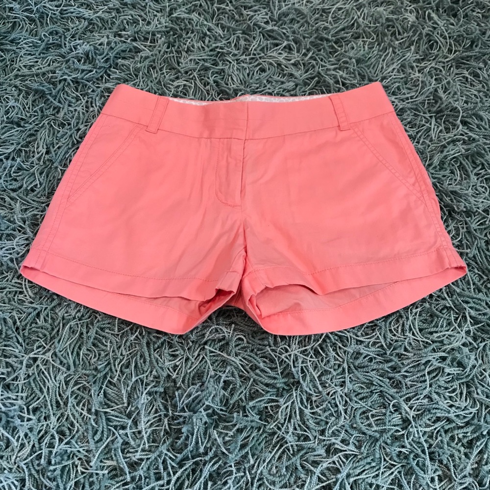 J. Crew Chino Shorts, Coral - Size 0
